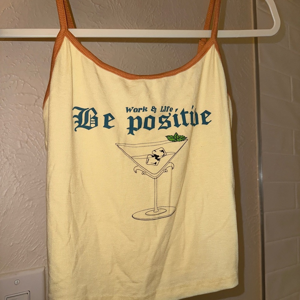 Aesthetic Stretchy Tank Top 🍸